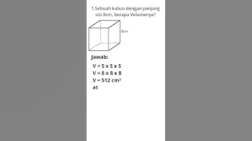 Rumus kubus#rumuskubus#rumusvolume#rumusmatematika