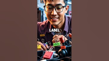 Clever Cable Management with Binder Clips