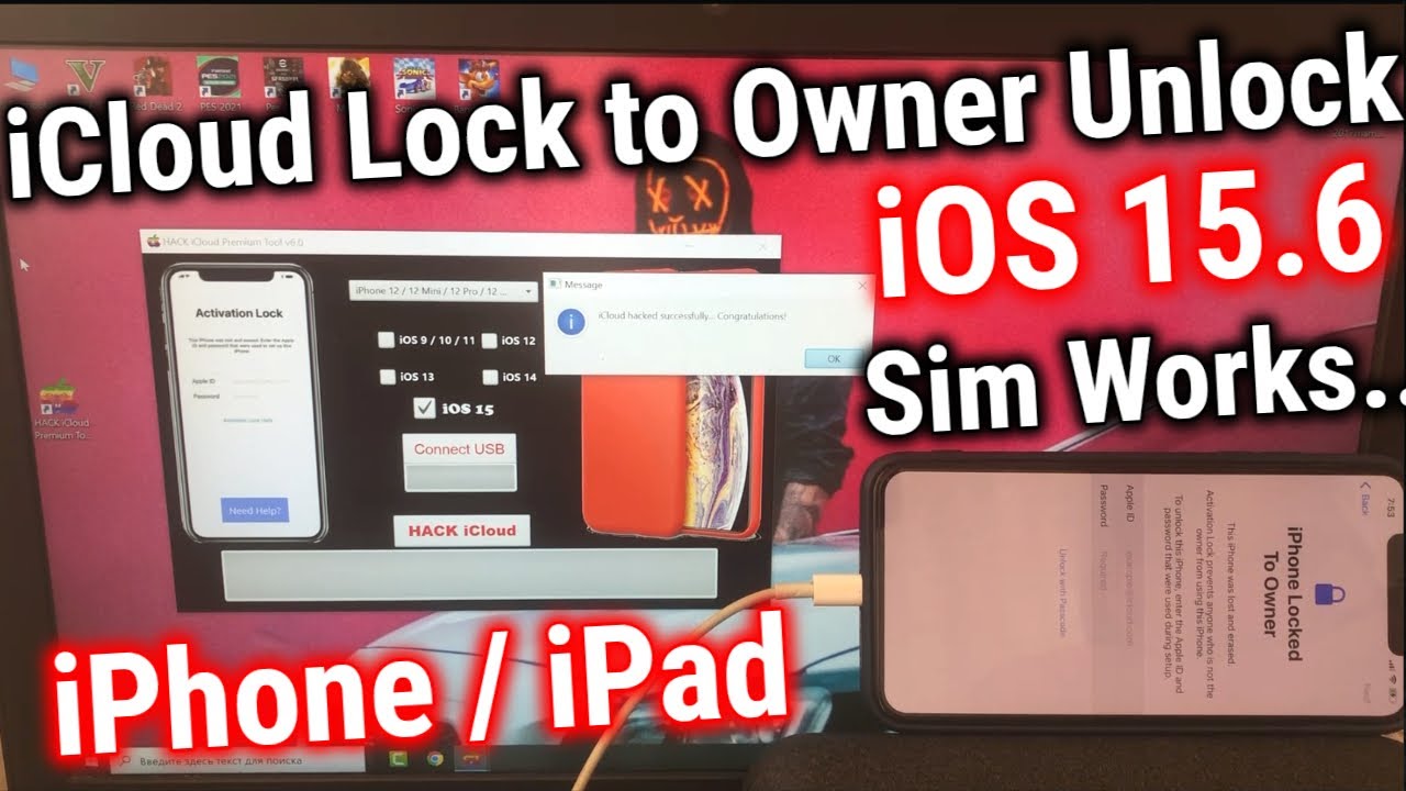 Easy iCloud Unlock Tool Locked to Owner Any iPhone iOS 15.6 - YouTube