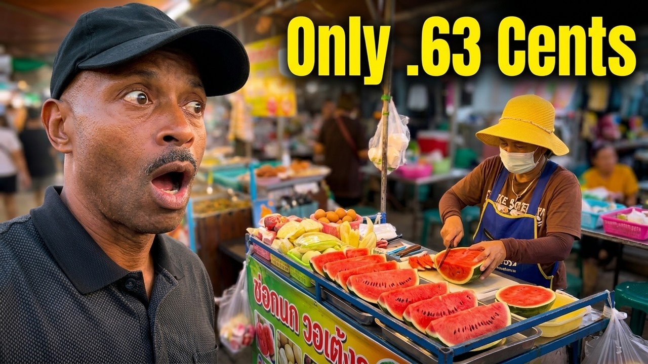 Only 63 Cents?! Inside Pattaya’s Cheapest Market 🇹🇭