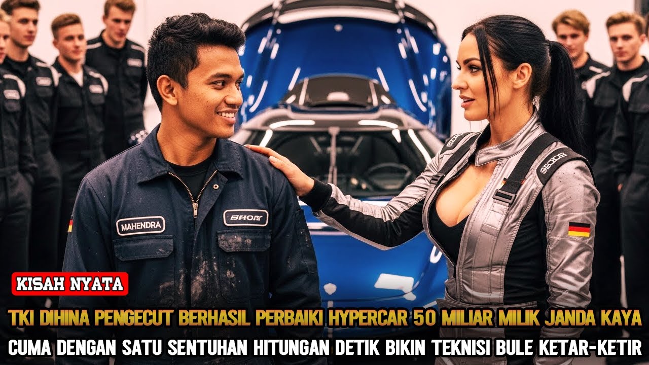 MEKANIK BULE KETAR-KETIR❗TKI INI BERHASIL PERBAIKI HYPERCAR 50 MILIAR HANYA DENGAN SATU SENTUHAN