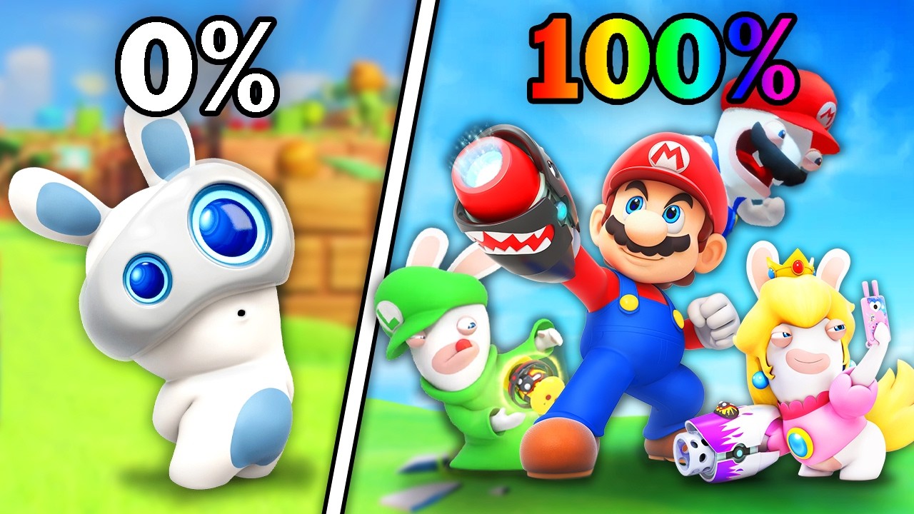 J'ai 100% Mario et Les Lapins Crétins, Ils m'ont Épuisé...