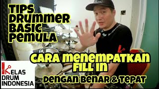Bagaimana menempatkan Fill in dengan benar. Belajar Drum Pemula *onlineclass081519407855*