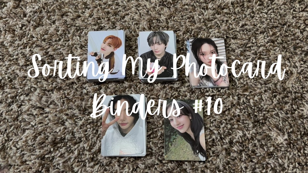 Sorting My Photocard Binders #10 (ateez, p1h, and more)