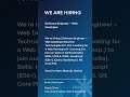 🚀 We’re Hiring Web Developer (1–2 Years) | Noida | Edunext Technologies#shorts,#techjobs #itjobs