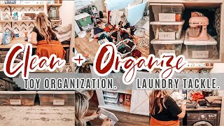 CLEAN AND ORGANIZE WITH ME 2020 | TOY ORGANIZATION IDEAS | THE HOME EDIT INSPIRED