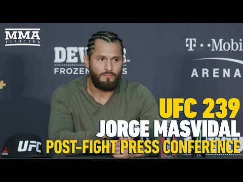 UFC 239 Post-FIght Press Conference: Jorge Masvidal - MMA Fighting