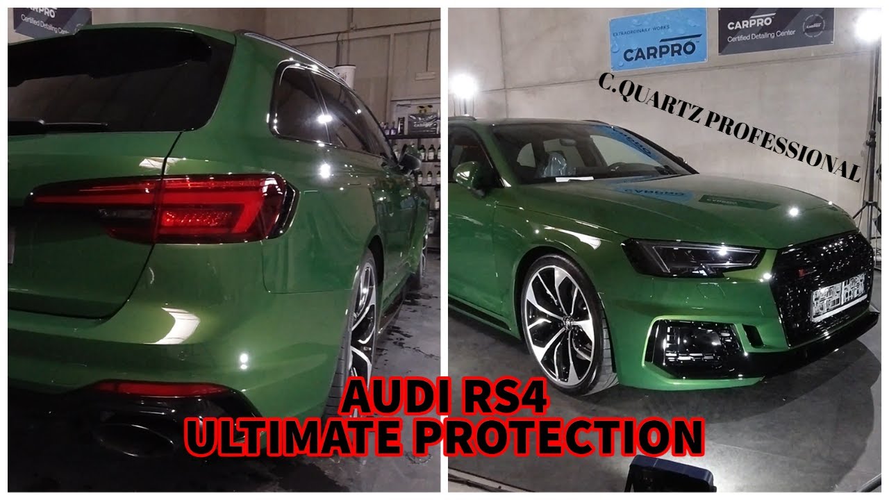Ultimate AUDI RS4 Protection - Full Detail (Exterior & Interior, C.Quartz Professional Coating Pack)