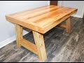 MAKING A WOODEN COFFEE TABLE / Beginner Woodworker