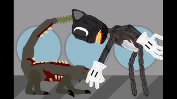 Scp 682 vs cartoon cat