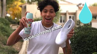 HYDRO DIPPING MY FIRST PAIR OF SHOES **I failed**