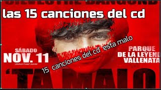 15 CANCIONES NUEVAS DE SILVESTRE DANGOND   TA MALO