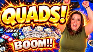 QUADS!! 3 CARD POKER in LAS VEGAS! BOOM!! 🔥🔥  screenshot 3