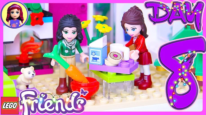 Lego Friends Day 8 Advent Calendar Christmas Countdown 2016 Build Review - Kids Toys