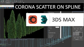 How to use Corona Scatter with Splines (Beginner)