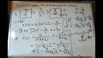 RL step response-time & frequency domain analysis