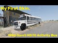 BeamNG.drive (My First Skin) Freeroam: Small Island, USA - 1986 Gavril MD70 Activity Bus