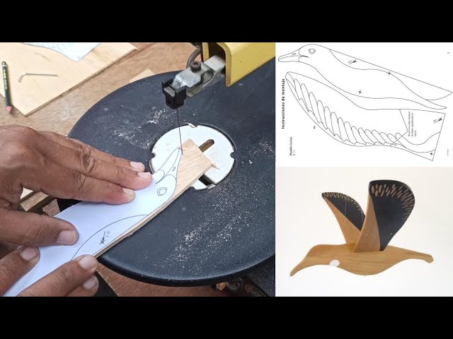 How to make a Wooden Flying Bird class=
