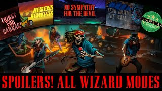 JJP Guns N' Roses Pinball - All Wizard Modes - SPOILERS!