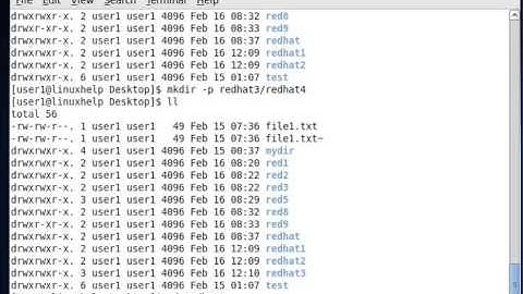 How to create a directory using mkdir command?