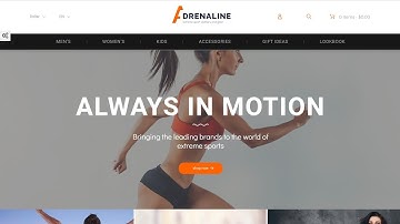 Adrenaline PrestaShop Theme by RockThemes Website Template - 63666