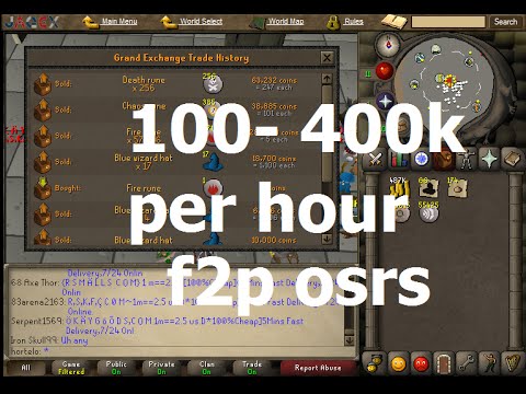 best ways to make money f2p osrs