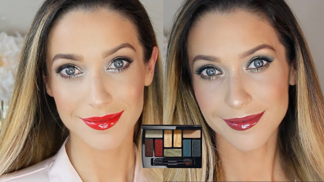 DAY & NIGHT MAKEUP TUTORIAL WITH NEW CHANEL EYESHADOW PALETTE 