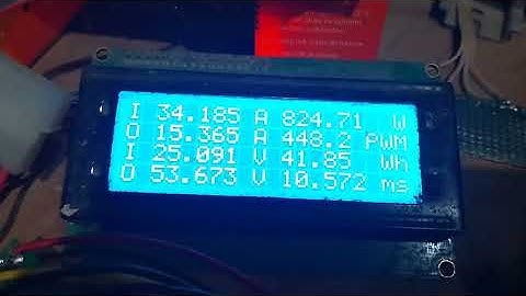 ESP32 BIDIRECTIONAL BOOST CONVERTER - 32 - 36 A TEST ACTIVE C.