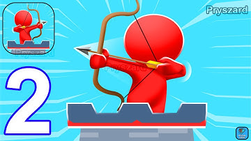Stickman Craft Conflict - Gameplay Walkthrough Part 2 Tutorial Stick Army War Defense (Android, iOS)