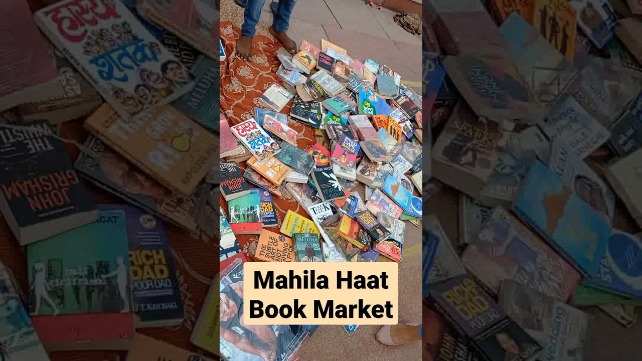 Mahila Haat Sunday Book Market📚 Cheapest Book Market Delhi 