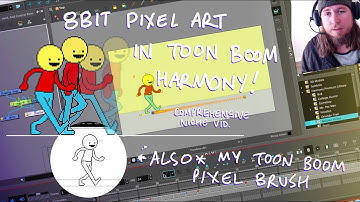 How To Animate Pixel Art in Toon Boom Harmony