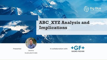 ABC_XYZ Analysis and Implications | Big Blue Data Academy & Georg Fischer