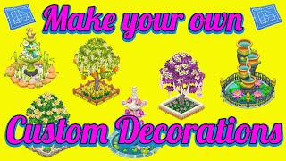 Hay Day Update-Make Your Own Custom Decorations