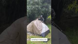 Heavy Rain Camping #outdoors