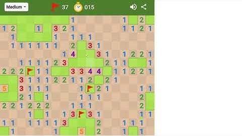 Google Minesweeper Medium World Record - 17 seconds (old)