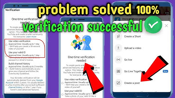 create a post verification kaise kare / community post problem solved / community tab verification