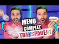 JE CUISINE UN REPAS COMPLET TRANSPARENT - CARL IS COOKING