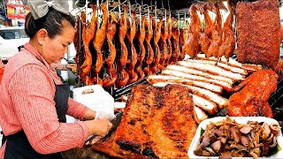 Master Skill Chopping Crispy Pork Belly & Roast Duck  Cambodian Street Food