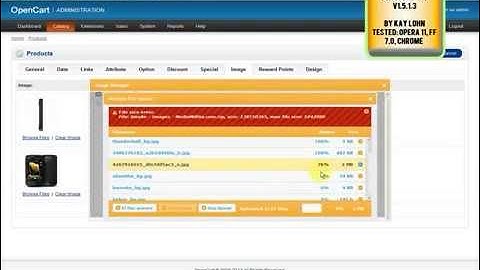 Image Manager+ with Upload+ for OpenCart