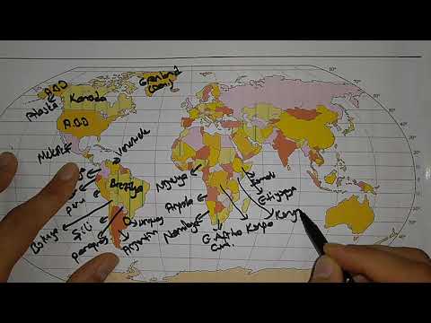 Dünya Haritası Tanıtımı| Ülkeler, Dilsiz Harita