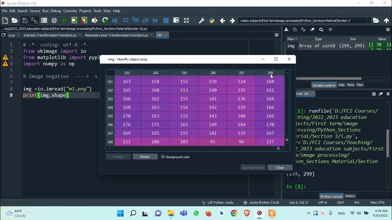 Python Image Processing _ 3 _Intensity transformation functions - YouTube