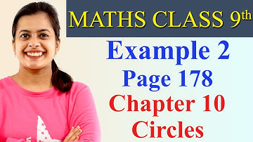 Example 2 Imp Question (Page 178) - Chapter 10 - Circles - Maths Class 9 NCERT