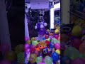 PURPLE DINOSAUR claw machine win! #shorts #arcade #clawmachine #toys #plushtoys