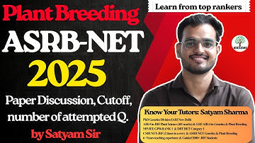 ASRB NET 2025 Paper Discussion-3 | Complete Answer Key, Difficulty Level, Cutoff Prediction Satyam
