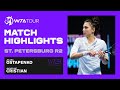 Jelena Ostapenko vs. Jaqueline Cristian | 2021 St. Petersburg Round 2 | WTA Match Highlights