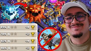 This Anti-Dragon Rider TH18 Ranked Base Forces 1-Stars(Clash of Clans)