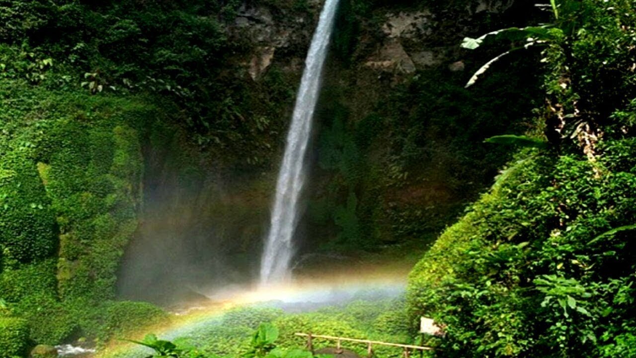 Coban Pelangi Waterfall  Pelangi Malang East Java  tourism 