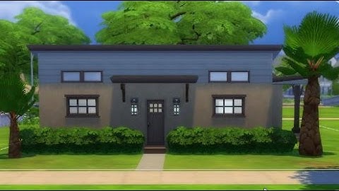 Sims 4 Speed Build Tiny House Bunker Down Newcrest Lets Play