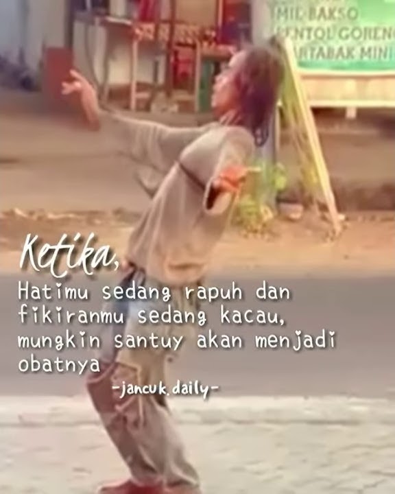 Utik Yang Sedang Berbunga (Orang gila Santuy)