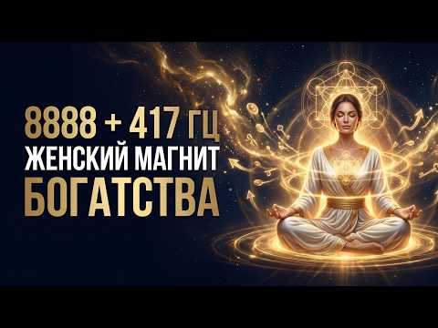 8888 + 417 Гц — Женский Магнит Богатства | Денег и Возможностей Станет Намного Больше 💰💰